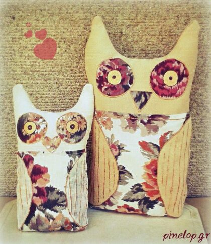 Μαξιλαράκι κουκουβάγια