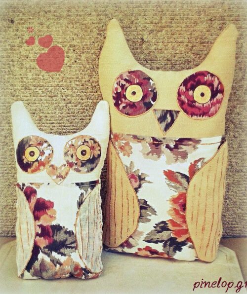 Μαξιλαράκι κουκουβάγια