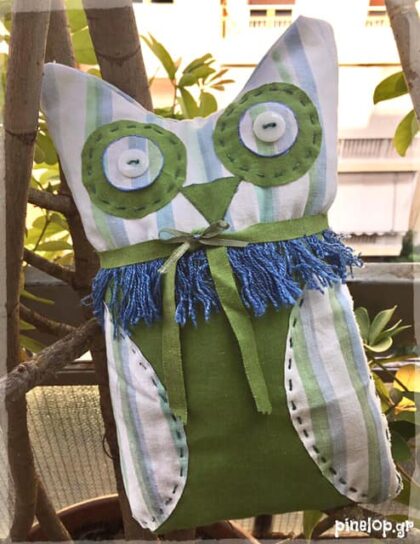 Μαξιλαράκι κουκουβάγια