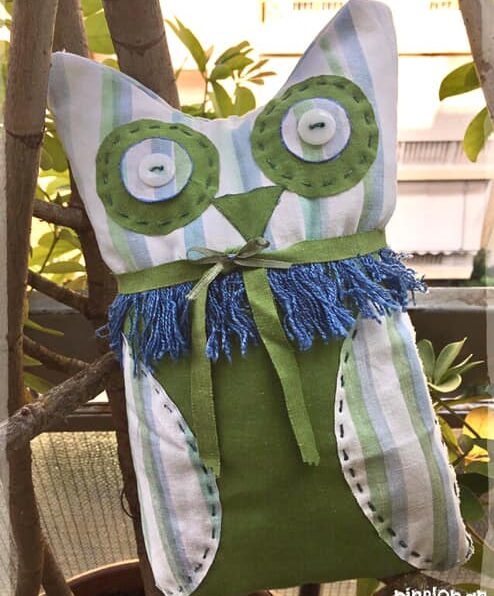 Μαξιλαράκι κουκουβάγια
