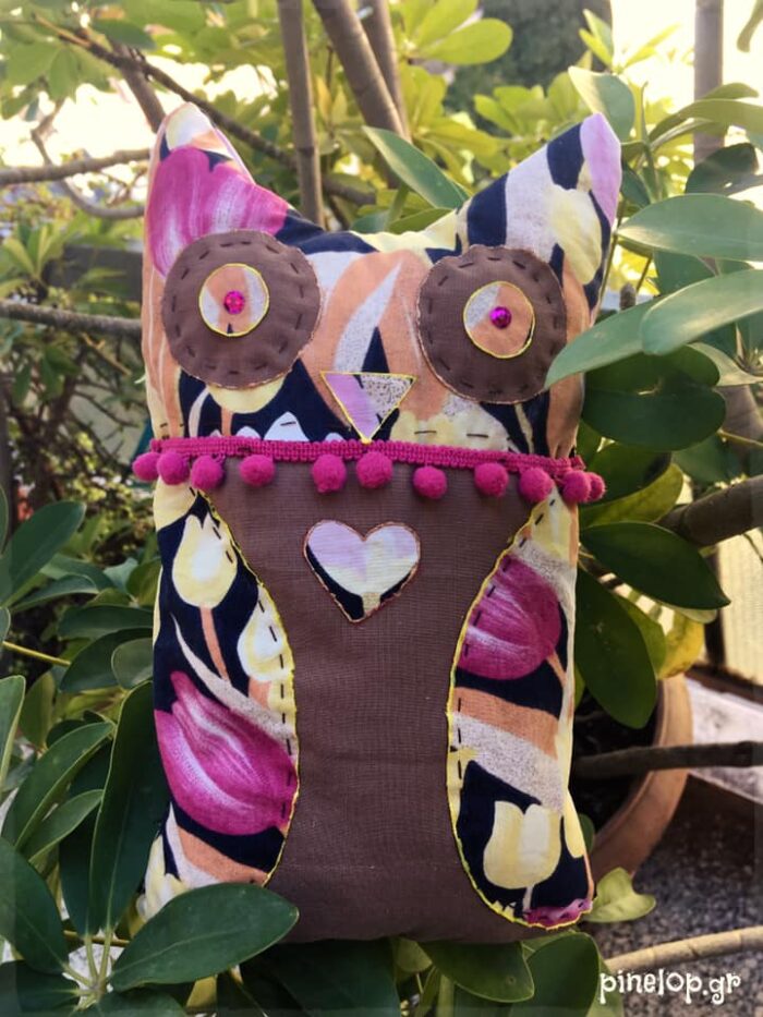 Μαξιλαράκι κουκουβάγια