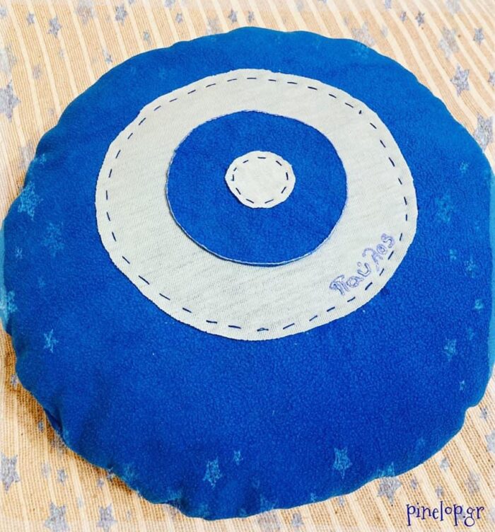 Ειδική παραγγελία στρογγυλό μαξιλαράκι μάτι