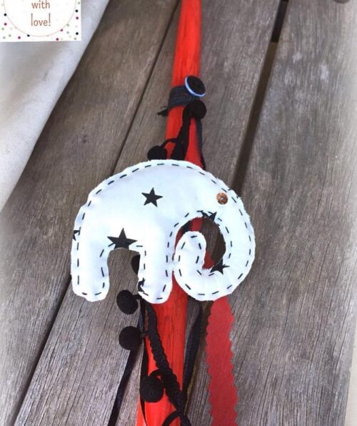 Λαμπάδα με ελεφαντάκι