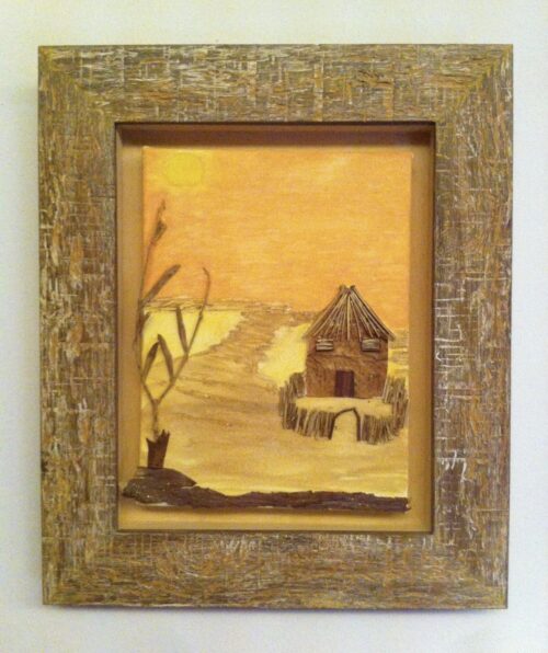 Κάδρο με σπιτάκι