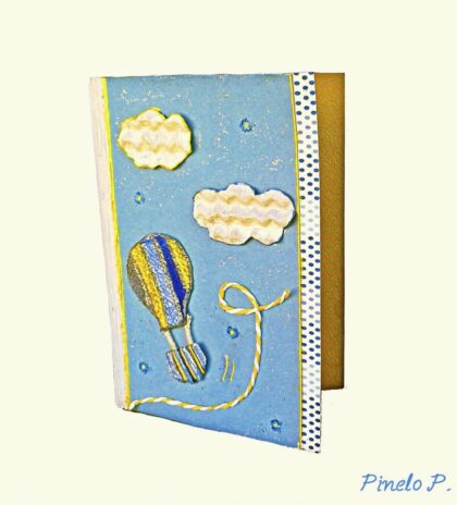 Ειδική παραγγελία κάρτα με αερόστατα