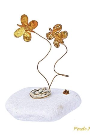 Διακοσμητικό με χρυσές πεταλούδες