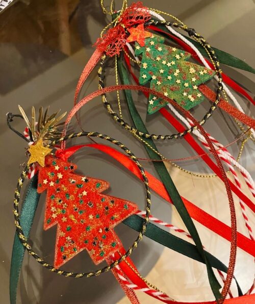 Χριστουγεννιάτικο γούρι με ελατάκι